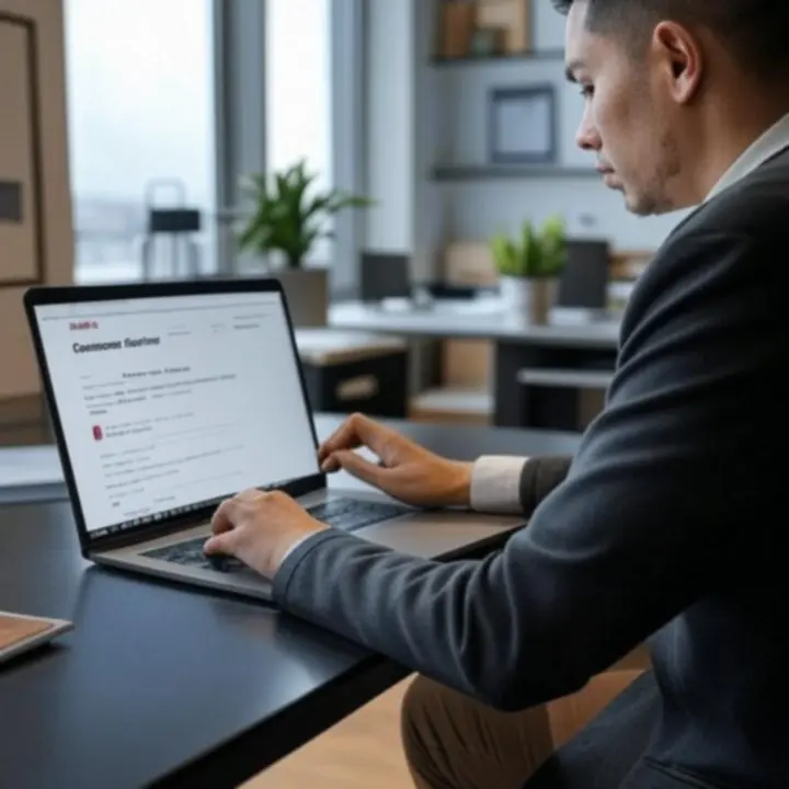 Klient zapisujący opinię o zakupionym sprzęcie